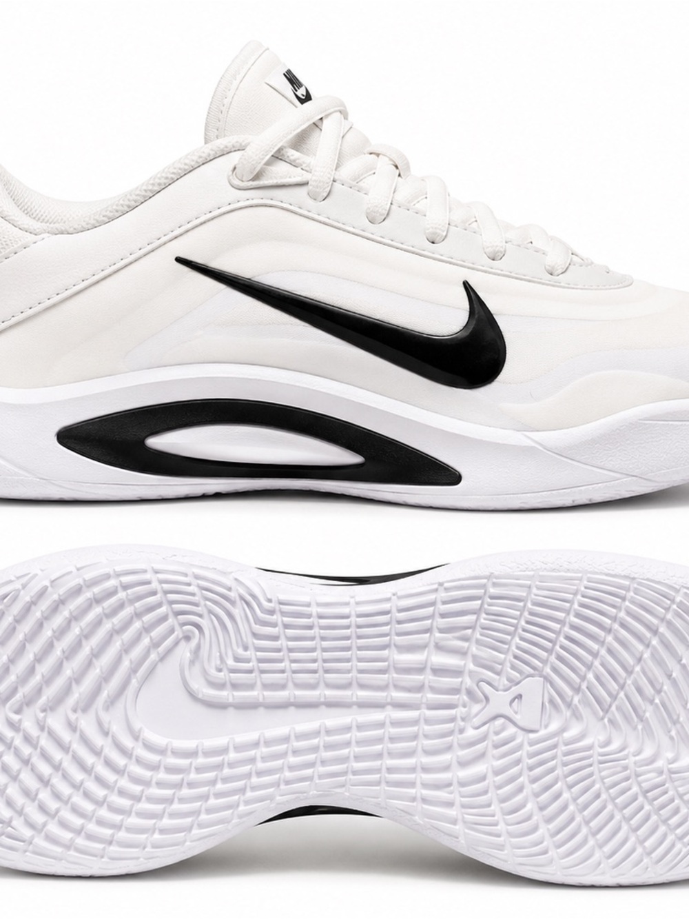 Nike A’One White Black Women’s Athletic Shoes Size 6.5
